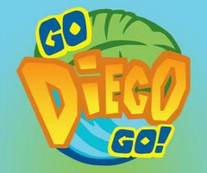 пазл Логотип Diego, Go!